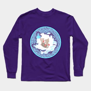 Trippy Kitty Long Sleeve T-Shirt